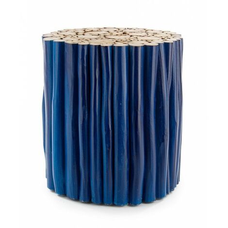 Tavolino Guadalupe Blu in Legno