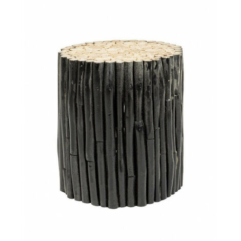 Tavolino Guadalupe Nero in Legno