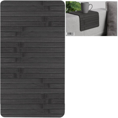 TAVOLINO IN BAMBÙ NERO ARROTOLABILE 44X24 CM