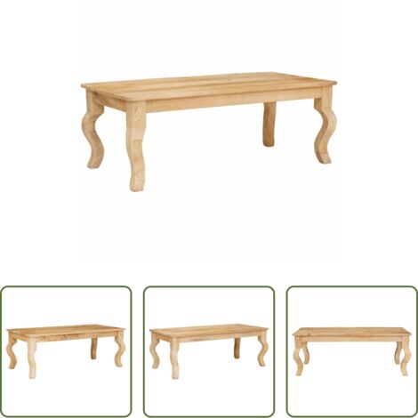 Tavolino in legno di mango -  Tavolino da salotto Marrone 110 x 55 x 40 cm