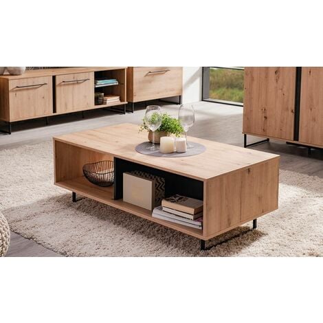 Dama Ct L credenza soggiorno sala da pranzo 2 ante 4 cassetti cemento