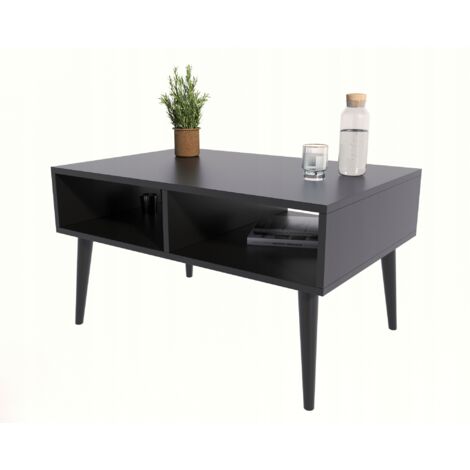 Tavolino Isla in stile scandinavo NERO/NERO