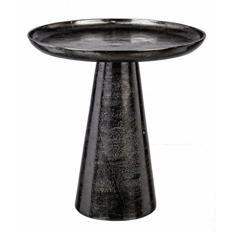 Tavolino Kulvir Nero D35 in Alluminio