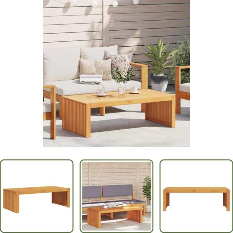 Tavolino laterale -  Tavolo laterale Olio Naturale 110 x 55 x 35 cm