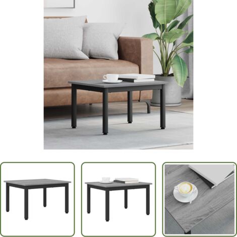 Tavolino moderno -  Tavolino da salotto Grigio Sonoma 60 x 50 x 36 cm