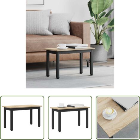 Tavolino moderno -  Tavolino da salotto Sonoma 60 x 30 x 36 cm Legno multistrato