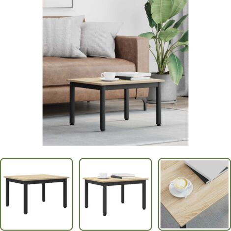 Tavolino moderno -  Tavolino da salotto Sonoma 60 x 50 x 36 cm Legno multistrato