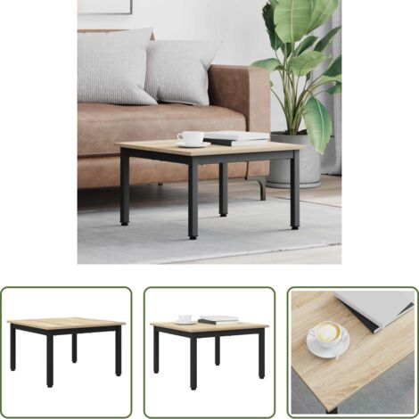 Tavolino moderno -  Tavolino da salotto Sonoma 60 x 60 x 36 cm Legno multistrato