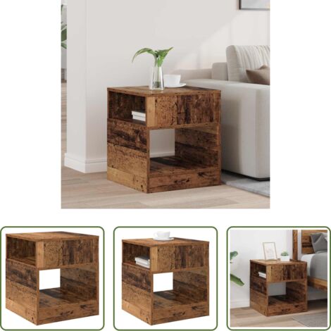 Tavolino moderno -  Tavolino Legno vecchio 40,5 x 40 x 45 cm Legno multistrato