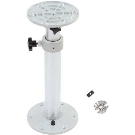 Tavolino regolabile da 460 a 700 mm, girevole a 360°, per camper, roulotte, barca, yacht, casa