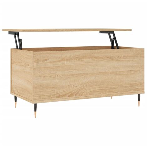Tavolino Salotto Rovere Sonoma 90x44,5x45 cm Legno Multistrato vidaXL