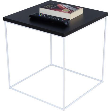 Tavolino Wire 6K40 Bianco Nero Opaco