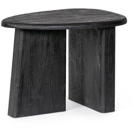 Tavolino "Zacatecas" struttura in legno di mango per interni -Nero
