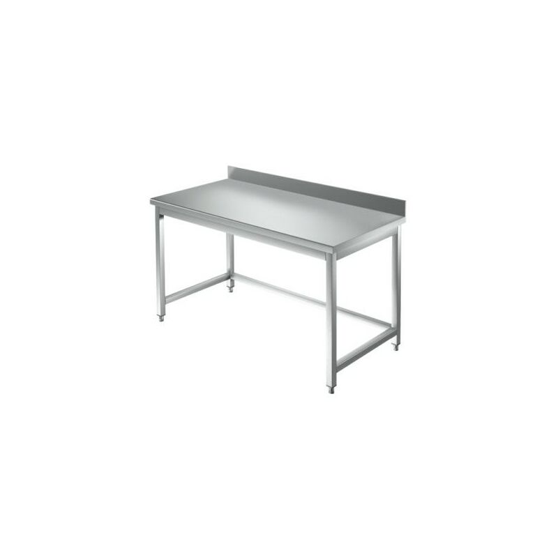 Tavolo 100x70x85 acciaio inox 304 su gambe