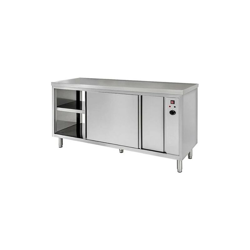 Tavolo 120x60x85 acciaio inox 430 caldo