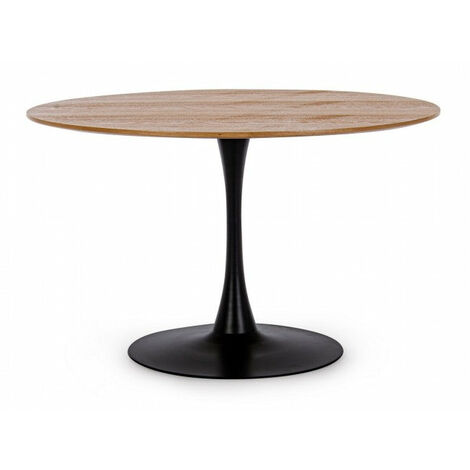 Tavolo Ø120x75h cm Bloom Top Veneer