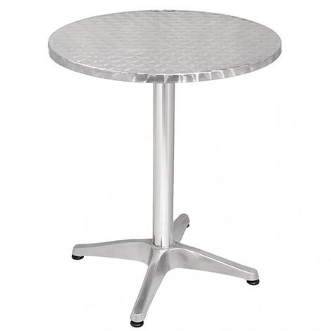Tavolo a colonna in alluminio waterproof Ø70xH70 cm