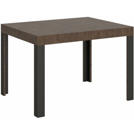 Tavolo Allungabile 110-194x70x77 cm Linea Noce e Antracite