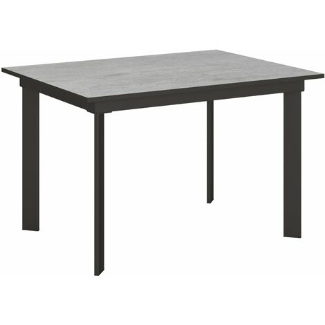 Tavolo Allungabile 120-180x90x74 cm Cumar Cemento