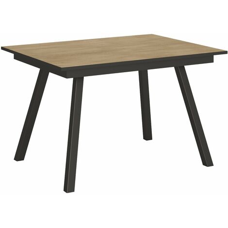 Tavolo Allungabile 120-180x90x74 cm Mirhi piano Quercia Naturale