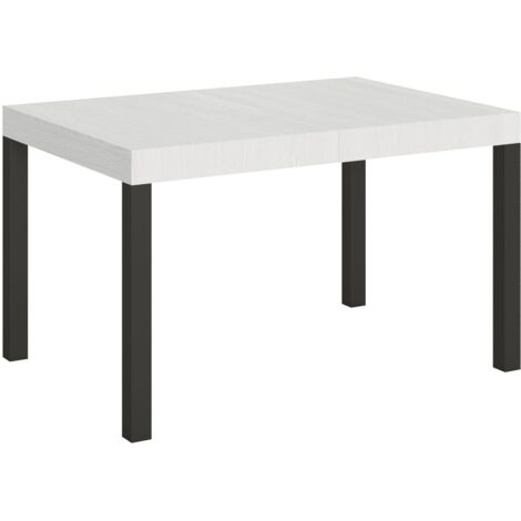 Tavolo Allungabile 120-224x90x77 cm Everyday Bianco Frassino