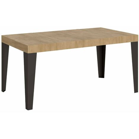 Tavolo Allungabile 120/224x90x77 cm Flame Premium Quercia Natura