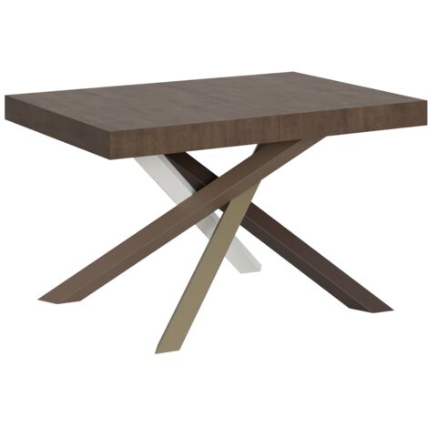 Tavolo Allungabile 120-224x90x77 cm Volantis Noce Telaio 4C