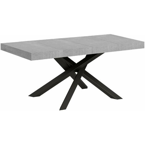Tavolo Allungabile 120/224x90x77 cm Volantis Premium Cemento