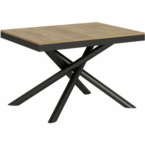 Tavolo Allungabile 120-224x90x80 cm Famas Evolution Quercia Naturale