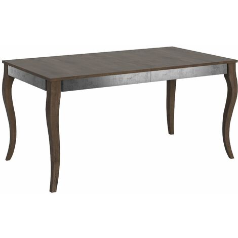 Tavolo Allungabile 120-224x90x80 cm Olanda Iron Noce