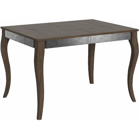 Tavolo Allungabile 120-224x90x80 cm Olanda Iron Noce