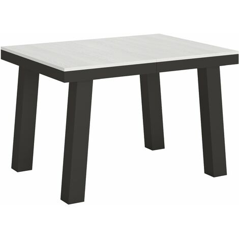 Tavolo Allungabile 120-380x90x77 cm Bridge Evolution Bianco Frassino