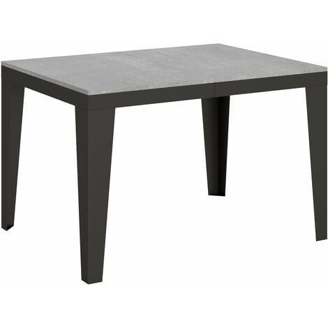 Tavolo Allungabile 120-380x90x77 cm Flame Evolution Cemento