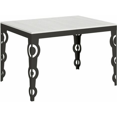 Tavolo Allungabile 120-380x90x77 cm Karamay Evolution Bianco Frassino
