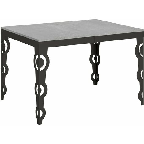 Tavolo Allungabile 120-380x90x77 cm Karamay Evolution Cemento