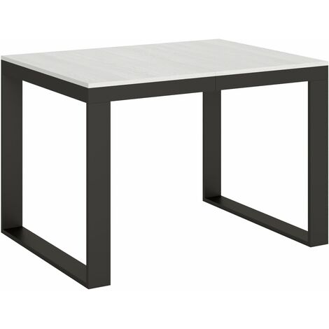Tavolo Allungabile 120-380x90x77 cm Tecno Evolution Bianco Frassino