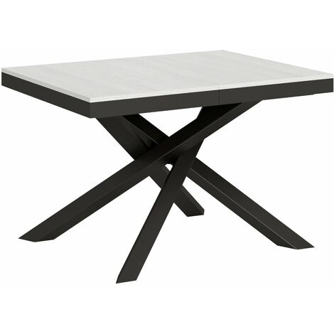 Tavolo Allungabile 120-380x90x77 cm Volantis Evolution Bianco Frassino