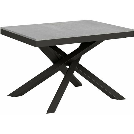 Tavolo Allungabile 120-380x90x77 cm Volantis Evolution Cemento