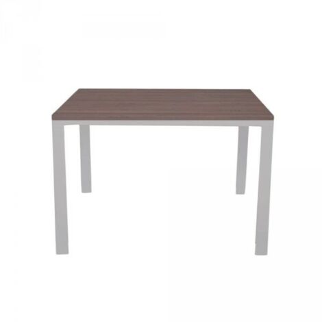 Tavolo allungabile 120x80 struttura bianca e piano larice grigio Monster