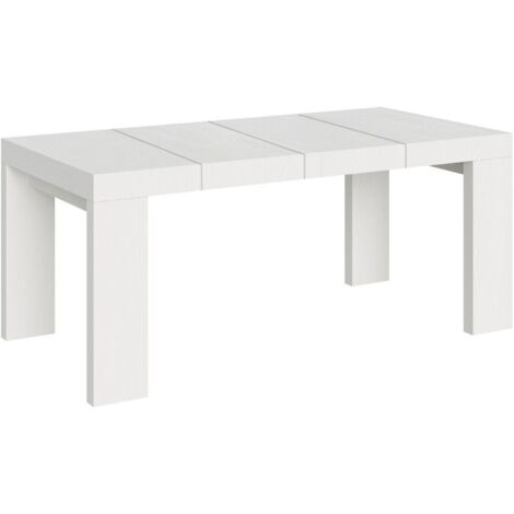 Tavolo allungabile 130/234x90 cm Roxell Premium bianco frassino