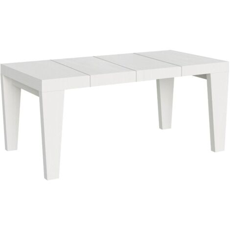 Tavolo allungabile 130/234x90 cm Spimbo Premium bianco frassino