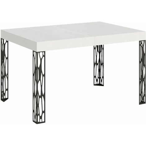 Tavolo Allungabile 130-234x90x77 cm Ghibli Allungabile piano Bianco Frassino