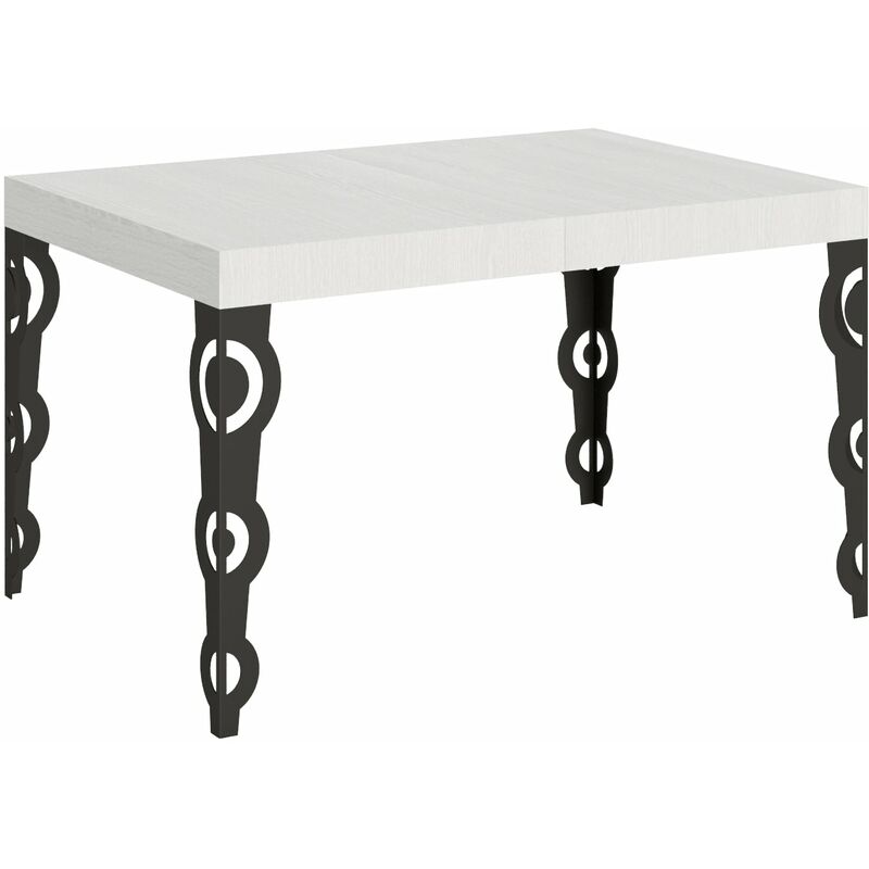 Giordanoshop Tavolo Allungabile 130 234x90x77 Cm Karamay Bianco Fra...