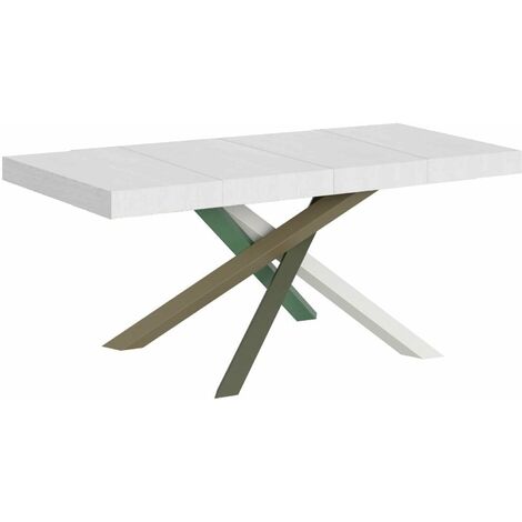 Tavolo Allungabile 130/234x90x77 cm Volantis Premium Bianco Frassino