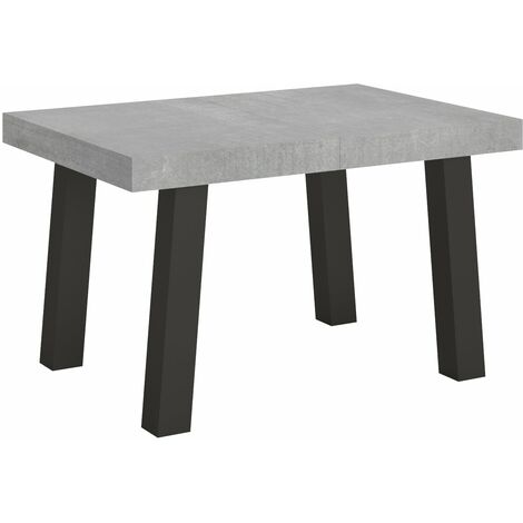 Tavolo Allungabile 130-390x90x77 cm Bridge Cemento