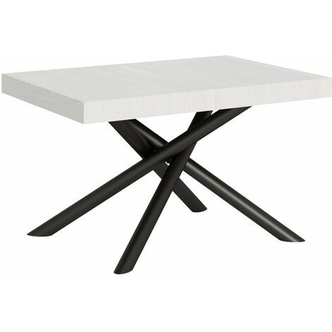 Tavolo Allungabile 130-390x90x77 cm Famas Bianco Frassino