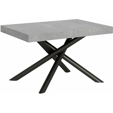 Tavolo Allungabile 130-390x90x77 cm Famas Cemento