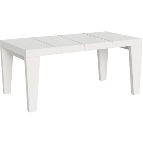 Tavolo Allungabile 130/390x90x77 cm Spimbo Premium Bianco Frassino