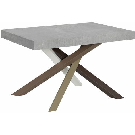 Tavolo Allungabile 130-390x90x77 cm Volantis Cemento