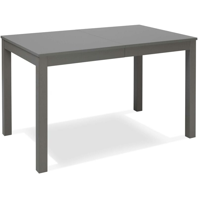 Tavolo Allungabile 130/210x80x76 cm in Legno Top in Melaminico Grigio Scuro